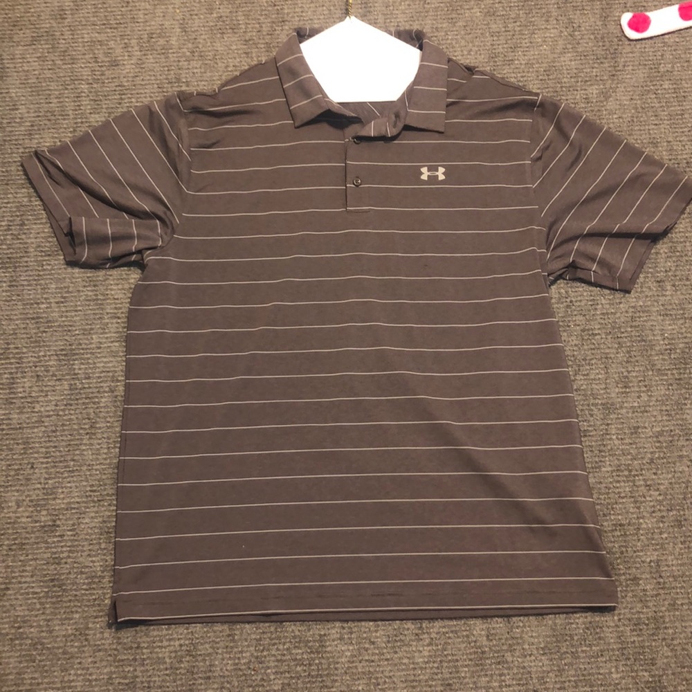 3 button down collard golf shirt